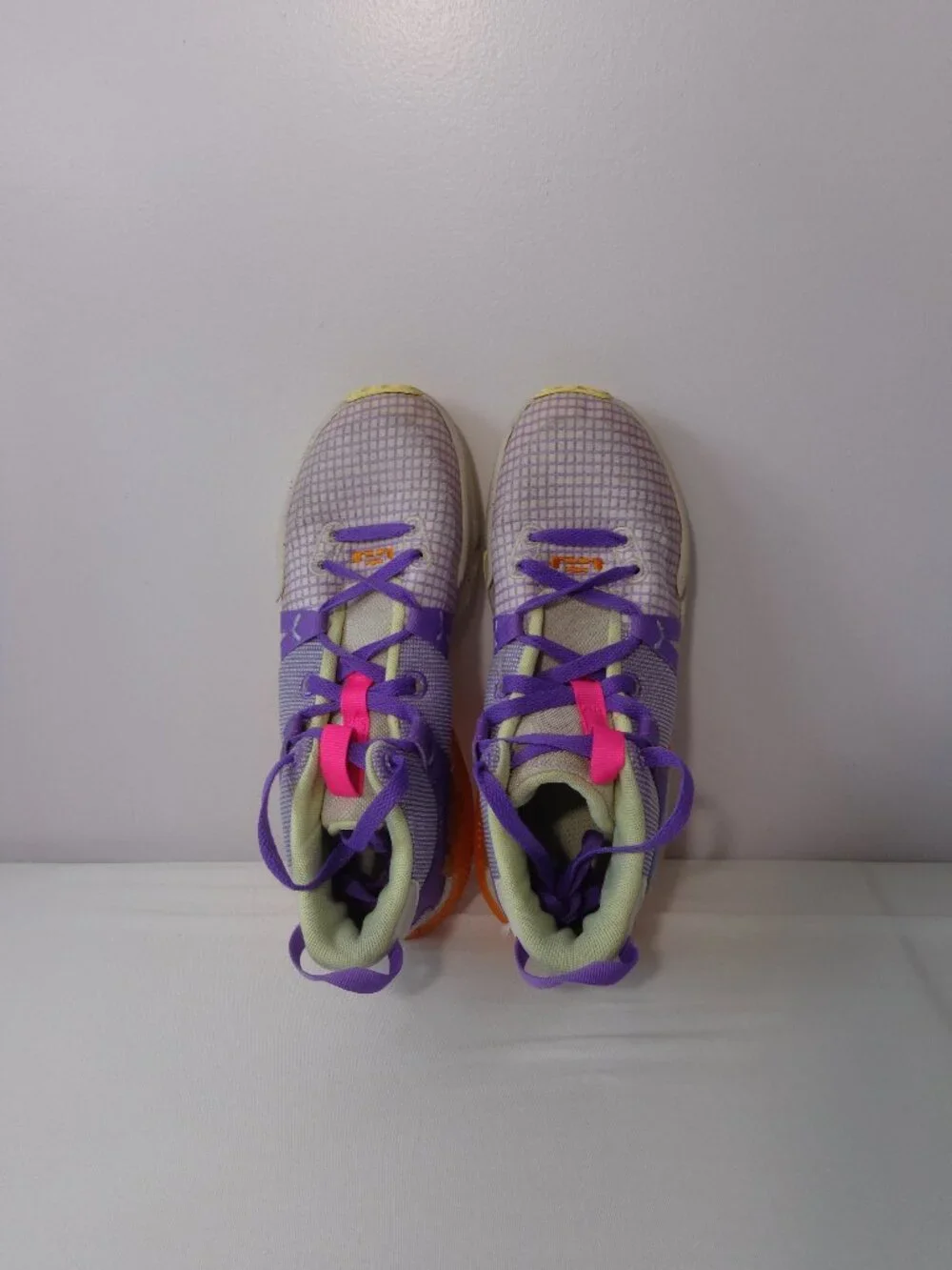 Nike LeBron Witness 7 Basketball Shoes GS Action Grape/Orange Youth Size 6Y